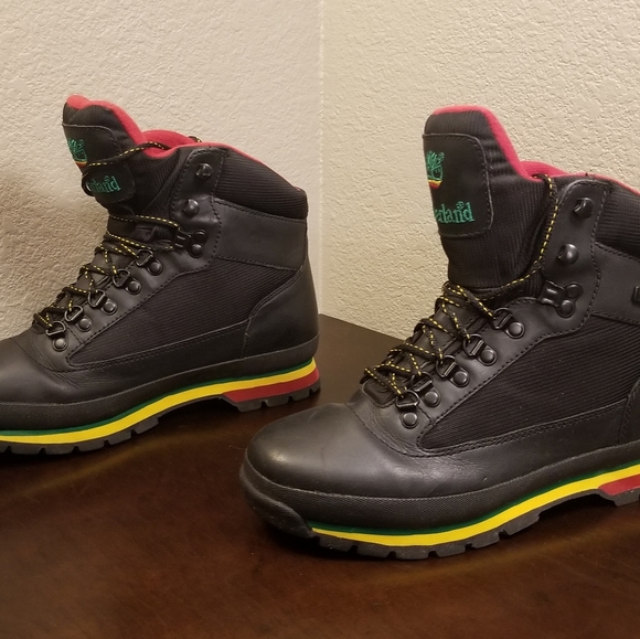rasta timberland boots